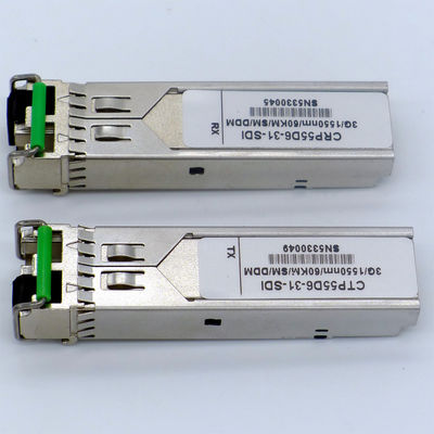 τηλεοπτικός πομποδέκτης CWDM μετάδοσης SFP 12G 4K SDI