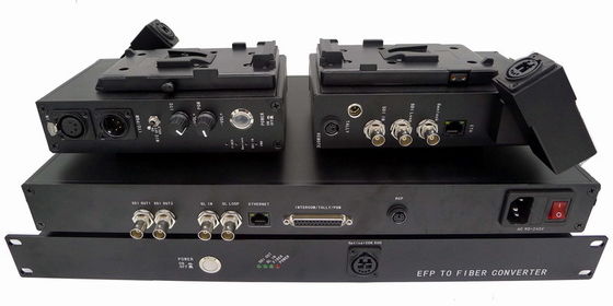 Λ*$ΕΦΠ συστημάτων καμερών ινών HD 3G στο μετατροπέα ινών για τον τηλεχειρισμό JVC W SDI