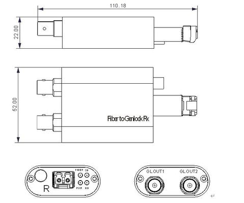 Genlock πέρα από την ίνα TC/BB πέρα από την ίνα