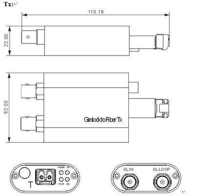 Genlock πέρα από την ίνα TC/BB πέρα από την ίνα