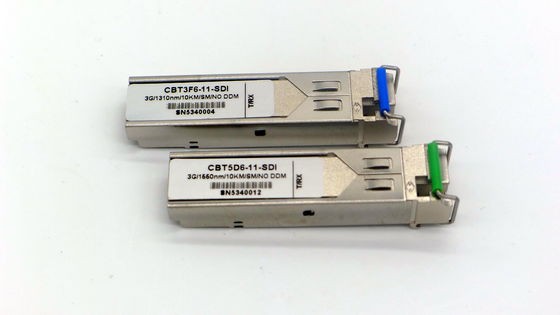 τηλεοπτικός πομποδέκτης CWDM μετάδοσης SFP 12G 4K SDI