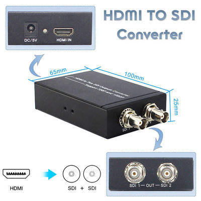 ταυτόχρονα HDMI στο μετατροπέα SDI με τον προσαρμοστή δύναμης 5V 1A