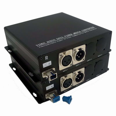 ήχος 3pin XLR MIC διαλυτικών χρώματος μετατροπέων ινών στο επίπεδο και το επίπεδο γραμμών